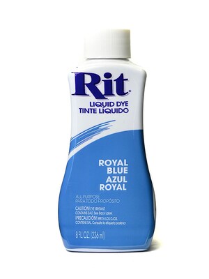 Rit Dyes Royal Blue Liquid 8 Oz. Bottle [Pack Of 4] (4PK-8299)
