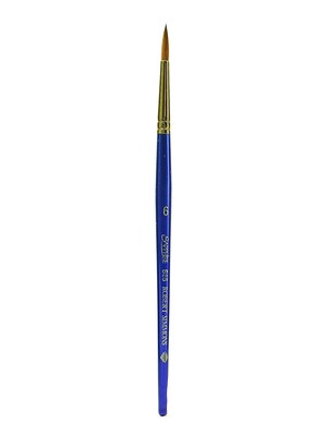 Robert Simmons Sapphire Series Synthetic Brushes Short Handle 6 Round S85 (215085006)