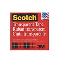 Scotch 600 Refill Transparent Tape, 1/2 x 72 yds., 6/Pack (6PK-6001236)