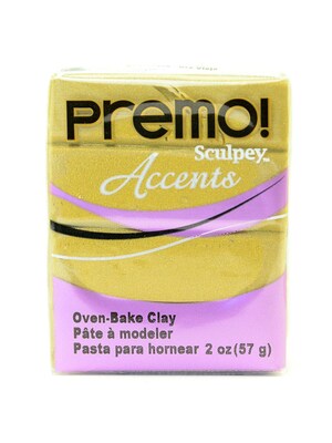 Sculpey Premo Premium Polymer Clay Antique Gold 2 Oz. [Pack Of 5] (5PK-PE02-5517)