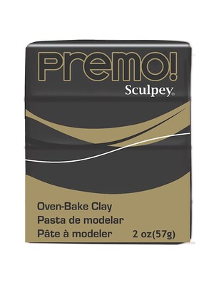 Sculpey Premo Premium Polymer Clay Black 2 Oz. [Pack Of 5] (5PK-PE02-5042)