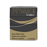 Sculpey Premo Premium Polymer Clay Black 2 Oz. [Pack Of 5] (5PK-PE02-5042)