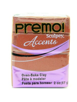 Sculpey Premo Premium Polymer Clay Bronze 2 Oz. [Pack Of 5] (5PK-PE02-5519)