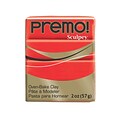 Sculpey Premo Premium Polymer Clay Cadmium Red Hue 2 Oz. [Pack Of 5] (5PK-PE02-5382)