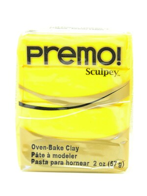 Sculpey Premo Premium Polymer Clay Cadmium Yellow Hue 2 Oz. [Pack Of 5] (5PK-PE02-5572)