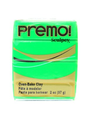 Sculpey Premo Premium Polymer Clay Green 2 Oz. [Pack Of 5] (5PK-PE02-5323)