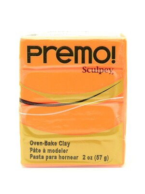 Sculpey Premo Premium Polymer Clay Orange 2 Oz. [Pack Of 5] (5PK-PE02-5033)