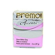 Sculpey Premo Premium Polymer Clay Silver 2 Oz. [Pack Of 5] (5PK-PE02-5129)