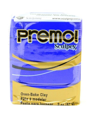 Sculpey Premo Premium Polymer Clay Ultramarine Blue 2 Oz. [Pack Of 5] (5PK-PE02-5562)