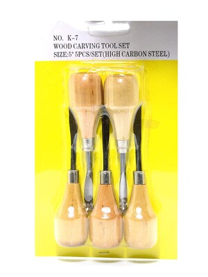 Sculpture House Wood And Linoleum Carving Tools K7 Set Of 5 (K7)
