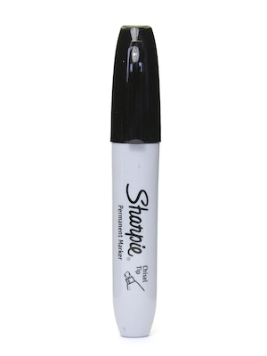 Sharpie Permanent Marker, Chisel Tip, Black, 24/Pack (79298-PK24)
