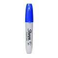 Sharpie Permanent Marker, Chisel Tip, Blue, 24/Pack (38282)