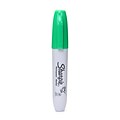 Sharpie Permanent Markers, Chisel Tip, Green, 24/Pack (22836-PK24)