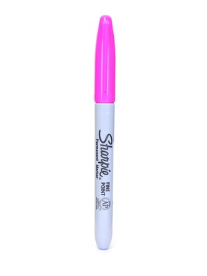 Sharpie Permanent Markers, Fine Tip, Magenta, 24/Pack (50737-PK24)