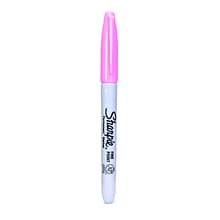 Sharpie Permanent Markers, Fine Tip, Pink, 24/Pack (70849-PK24)