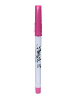 Sharpie Permanent Markers, Ultra Fine Tip, Berry, 24/Pack (16310-PK24)