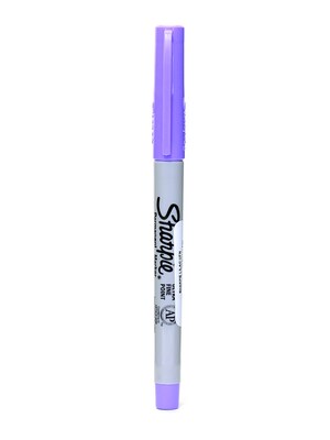 Sharpie Permanent Markers, Ultra Fine Tip, Lilac, 24/Pack (76719-PK24)