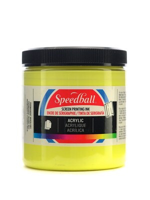 Speedball Acrylic Screen Printing Ink Primrose Yellow 8 Oz. [Pack Of 2] (2PK-4621)