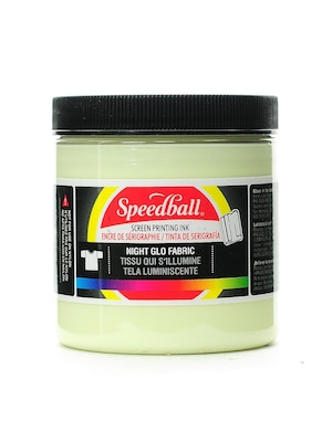 Speedball Fabric Screen Printing Ink Night Glo Original 8 Oz. (47523)