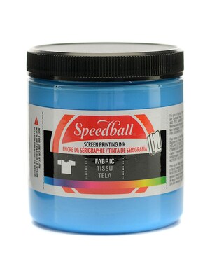 Speedball Fabric Screen Printing Ink Peacock Blue 8 Oz. [Pack Of 3] (3PK-4551)