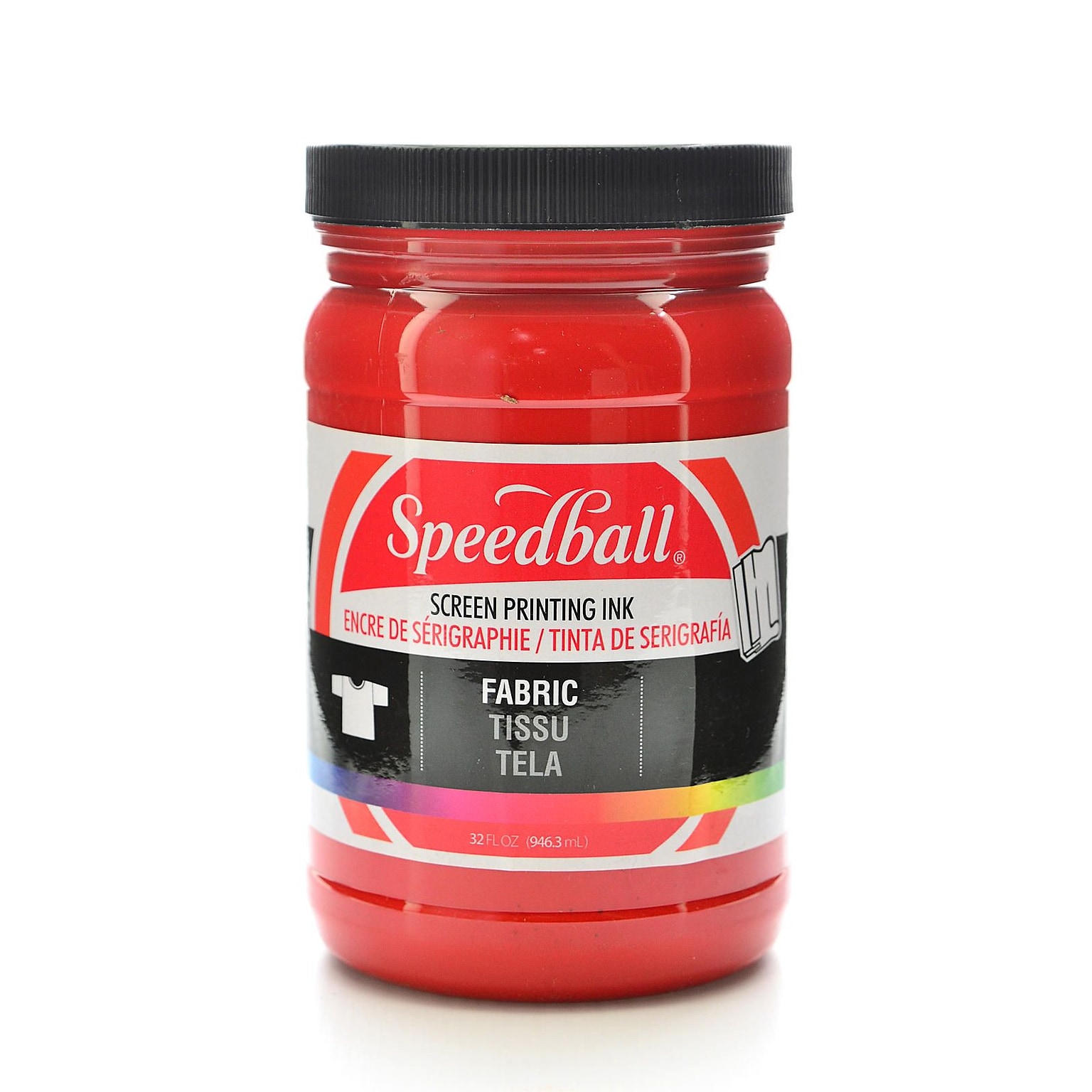 Speedball Fabric Screen Printing Ink Red 32 Oz. (4601)