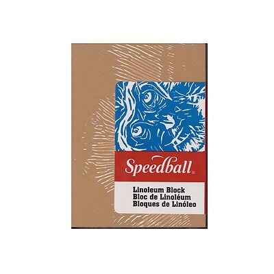 Speedball Linoleum Blocks 3 In. X 4 In. [Pack Of 12] (12PK-4305)