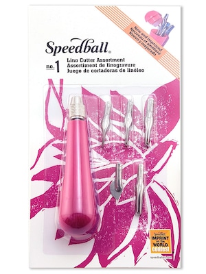 Speedball Linoleum Cutter With Handle Assortments No. 1 (4131)