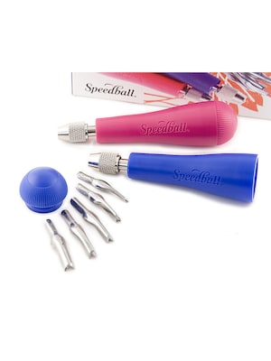 Speedball Linoleum Cutter With Handle Assortments No. 2 (4132)