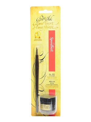 Speedball Pen  And  Ink Sets Black [Pack Of 4] (4PK-94155)