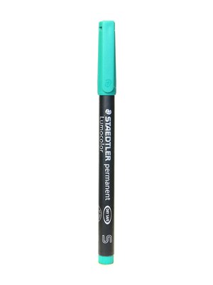 Staedtler Lumocolor Permanent Overhead Projection Markers, Fine Tip, Green, 10/Pack (38962)
