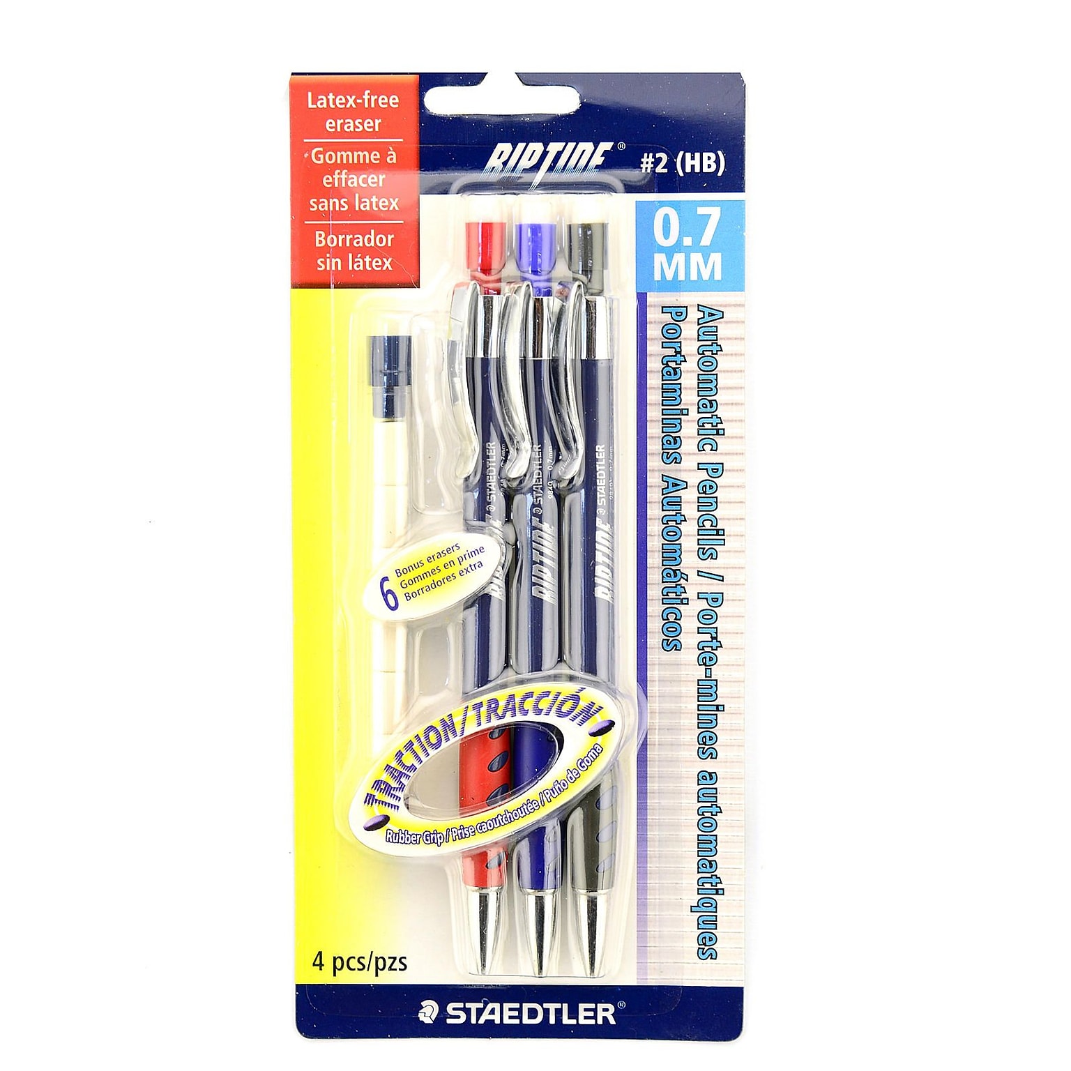 Staedtler Riptide Mechanical Pencil Sets 0.7 Mm Set Of 3 [Pack Of 8] (8PK-984 07ABK3)