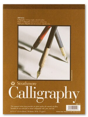 Strathmore 400 Series Calligraphy Pad Pad Of 50 [Pack Of 3] (3PK-405-11-1)