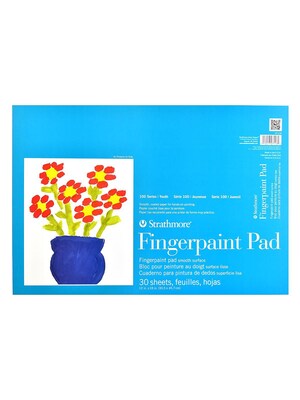 Strathmore Kids Finger Painting Book Fingerpaint Pad [Pack Of 4] (4PK-27-118-1)