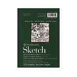 Strathmore Series 400 Premium Recycled Sketch Pads 5 1/2 In. X 8 1/2 In. 100 Sheets [Pack Of 3] (3PK