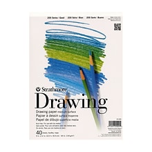 Strathmore 9 x 12 Drawing Sketch Pad, 40 Sheets/Pad, 6/Pack (89053-PK6)