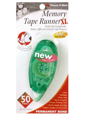 Therm O Web Memory Tape Runner Xl Tape Runner [Pack Of 4] (4PK-3914)