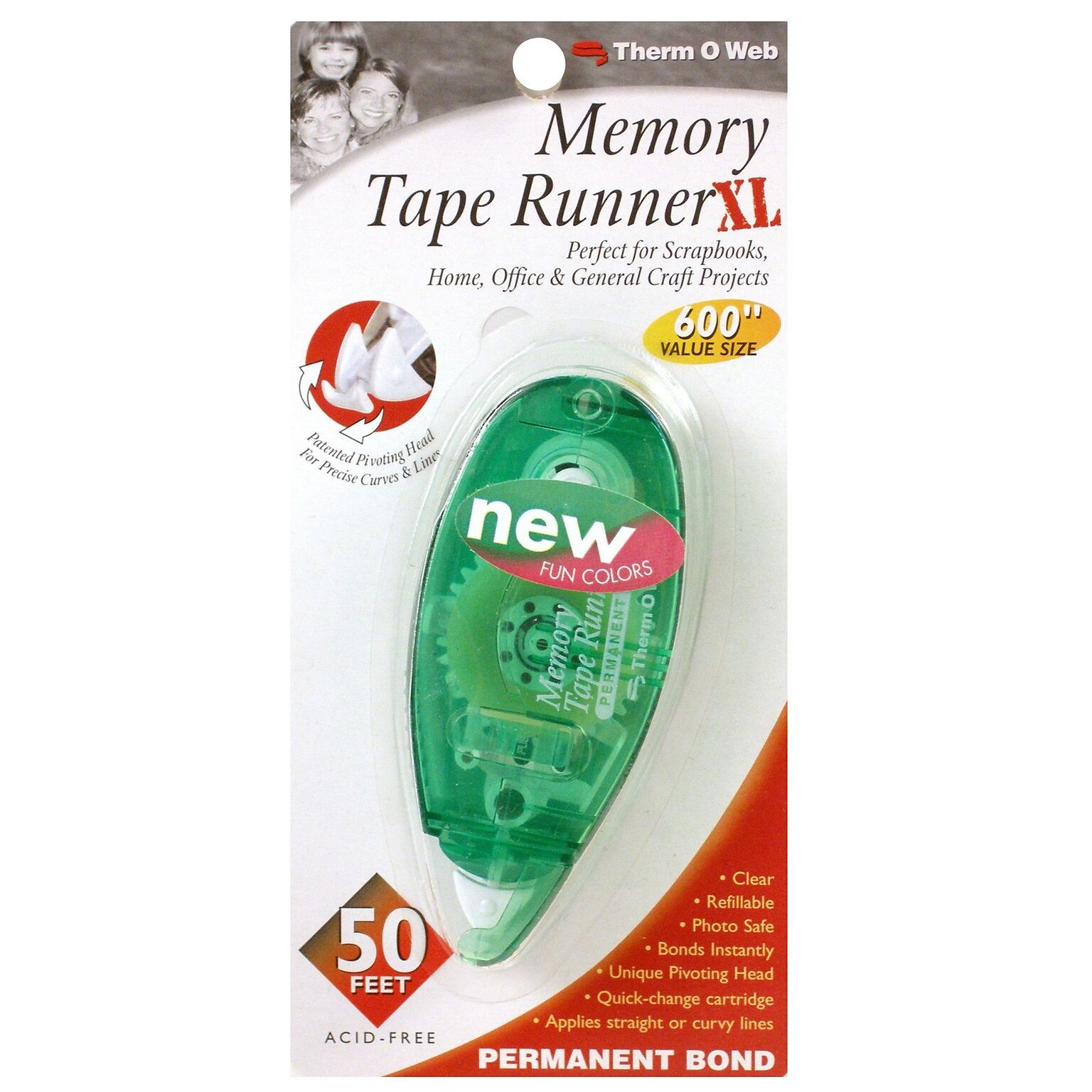 Therm O Web Memory Tape Runner Xl Tape Runner [Pack Of 4] (4PK-3914)