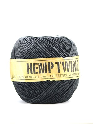 Toner Crafts Hemp Balls #20 400 Ft Black [Pack Of 2] (2PK-85553)