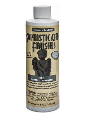 Triangle Coatings Sophisticated Finishes Metallic Surfacers Iron 8 Oz. (II6)
