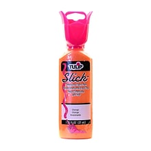 Tulip Slick Dimensional Fabric Paint Orange 1 1/4 Oz. [Pack Of 6] (6PK-65131)