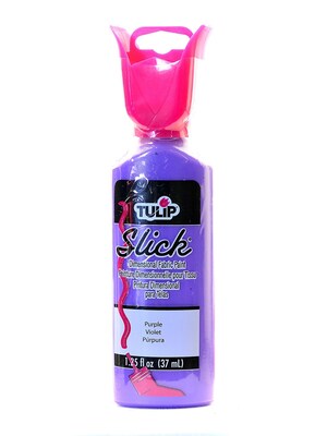 Tulip Slick Dimensional Fabric Paint Purple 1 1/4 Oz. [Pack Of 6] (6PK-65018)