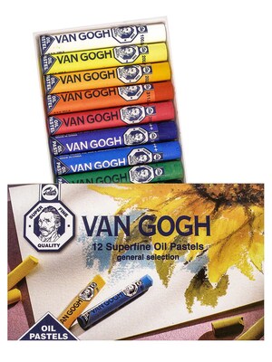 Van Gogh Superfine Oil Pastels Sets Assorted Set Of 12 (100516021)