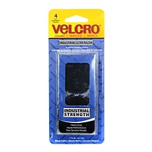 Velcro Industrial Strength Fastener 1 7/8 In. Black Coin Shape Set Of 4 [Pack Of 6] (6PK-90362)