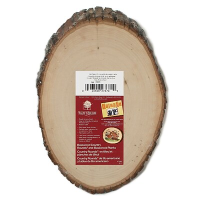 Walnut Hollow Basswood Country Rounds Medium 7 In. To 9 In. [Pack Of 3] (3PK-27670)