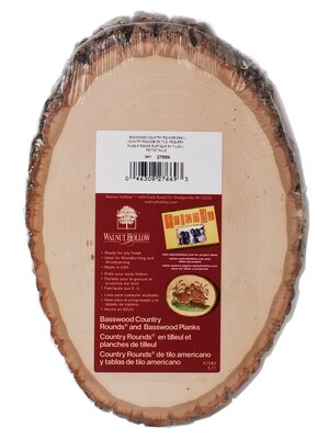 Walnut Hollow Basswood Country Round Wood, 5 To 7, 3/Pk (3PK-27669)