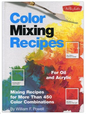 Walter Foster Color Mixing Recipes For Oil And Acrylic Color Mixing Recipes [Pack Of 2] (2PK-9781560108733)