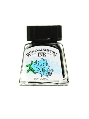 Winsor  And  Newton Drawing Inks Cobalt 14 Ml 176 [Pack Of 4] (4PK-1005176)