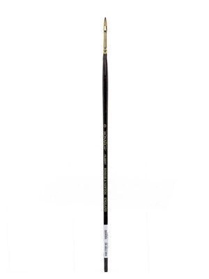 Winsor  And  Newton Monarch Brushes 0 Filbert Long Handle (5504000)