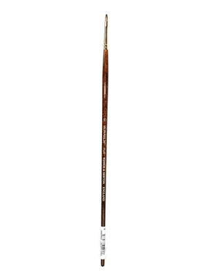 Winsor  And  Newton Monarch Brushes 0 Flat Long Handle (5502000)