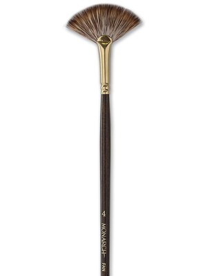 Winsor  And  Newton Monarch Brushes 4 Fan Long Handle (5506004)